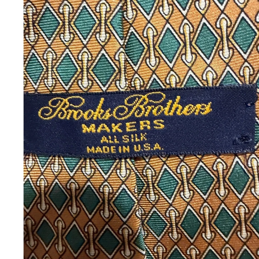 Vintage 90s Silk Tie Lot 3pc Brooks Brothers Croft Barrow Joseph Feiss‎ Neckties